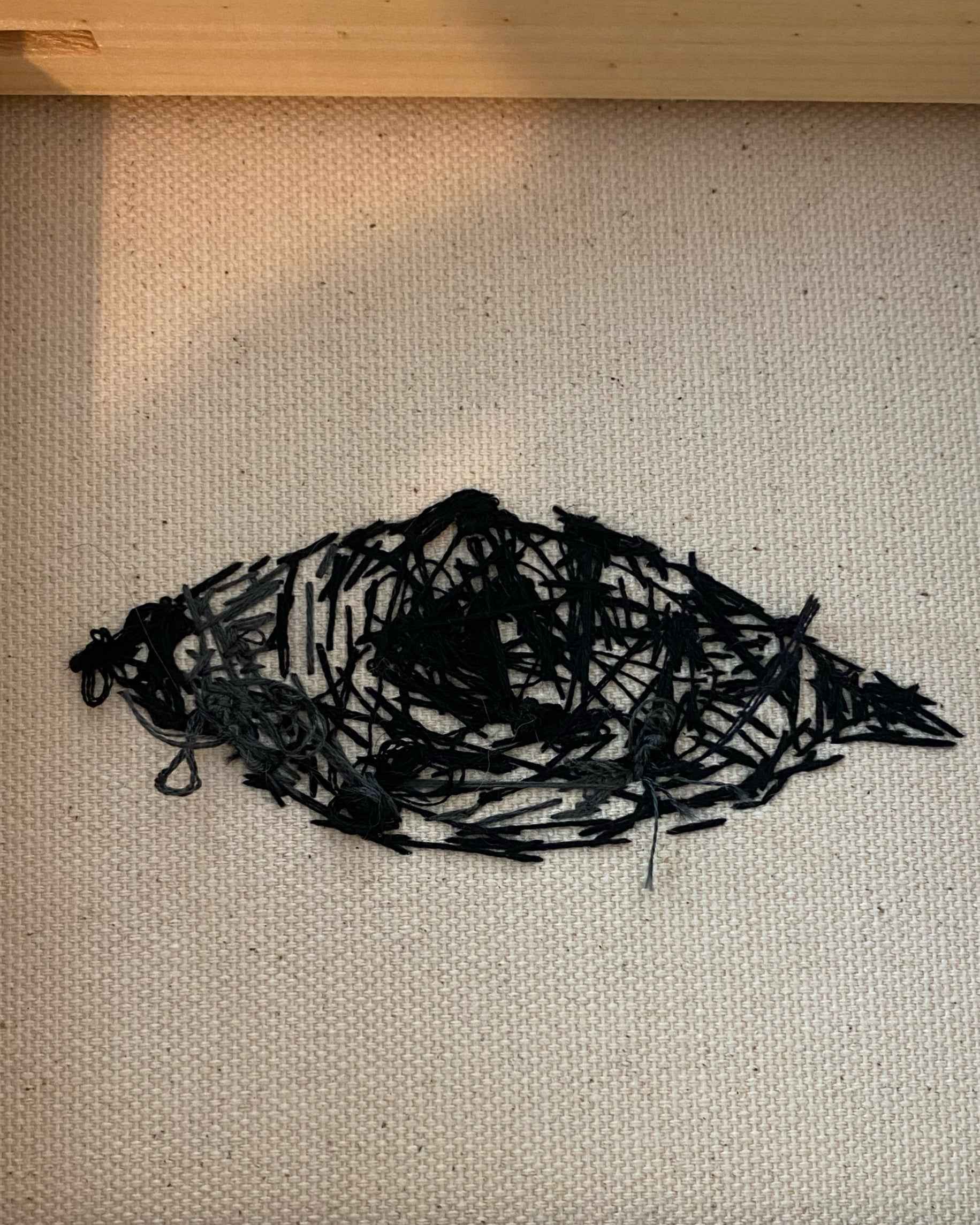 Armageddon Eyes ( original painting / beaded artwork )