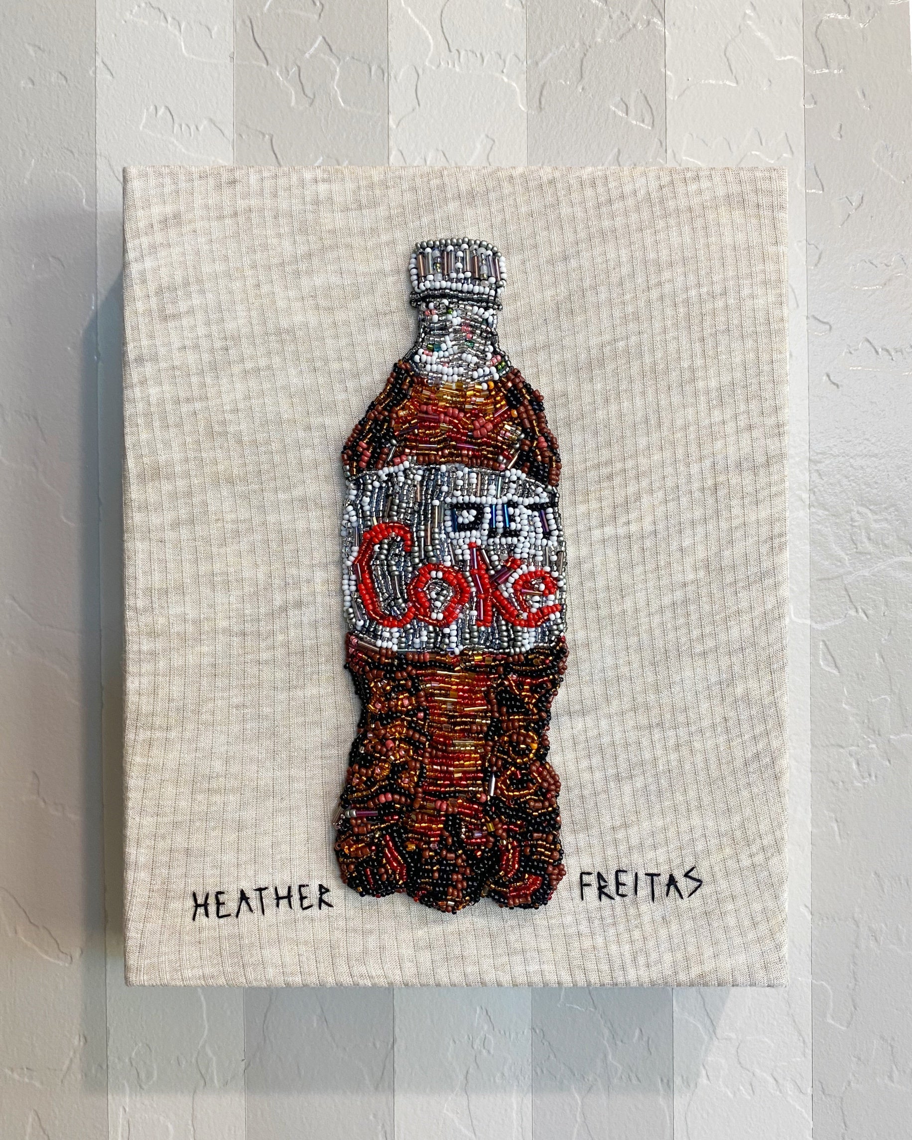 Diet Soda Beaded Artwork - Arte House