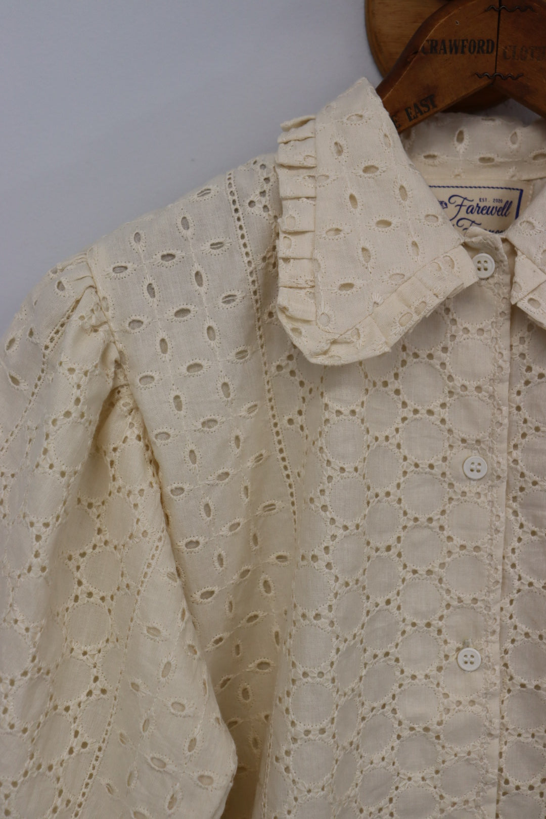 Eleanor Eyelet LS Blouse E58 - Arte House