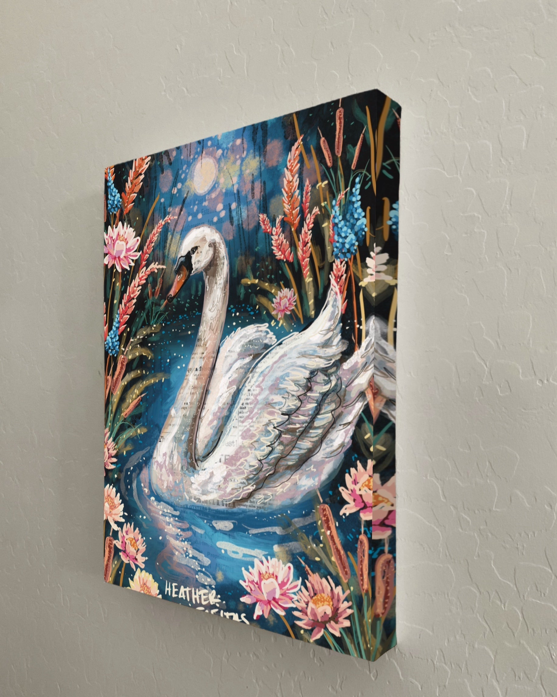 Serenity Swan Print - Arte House