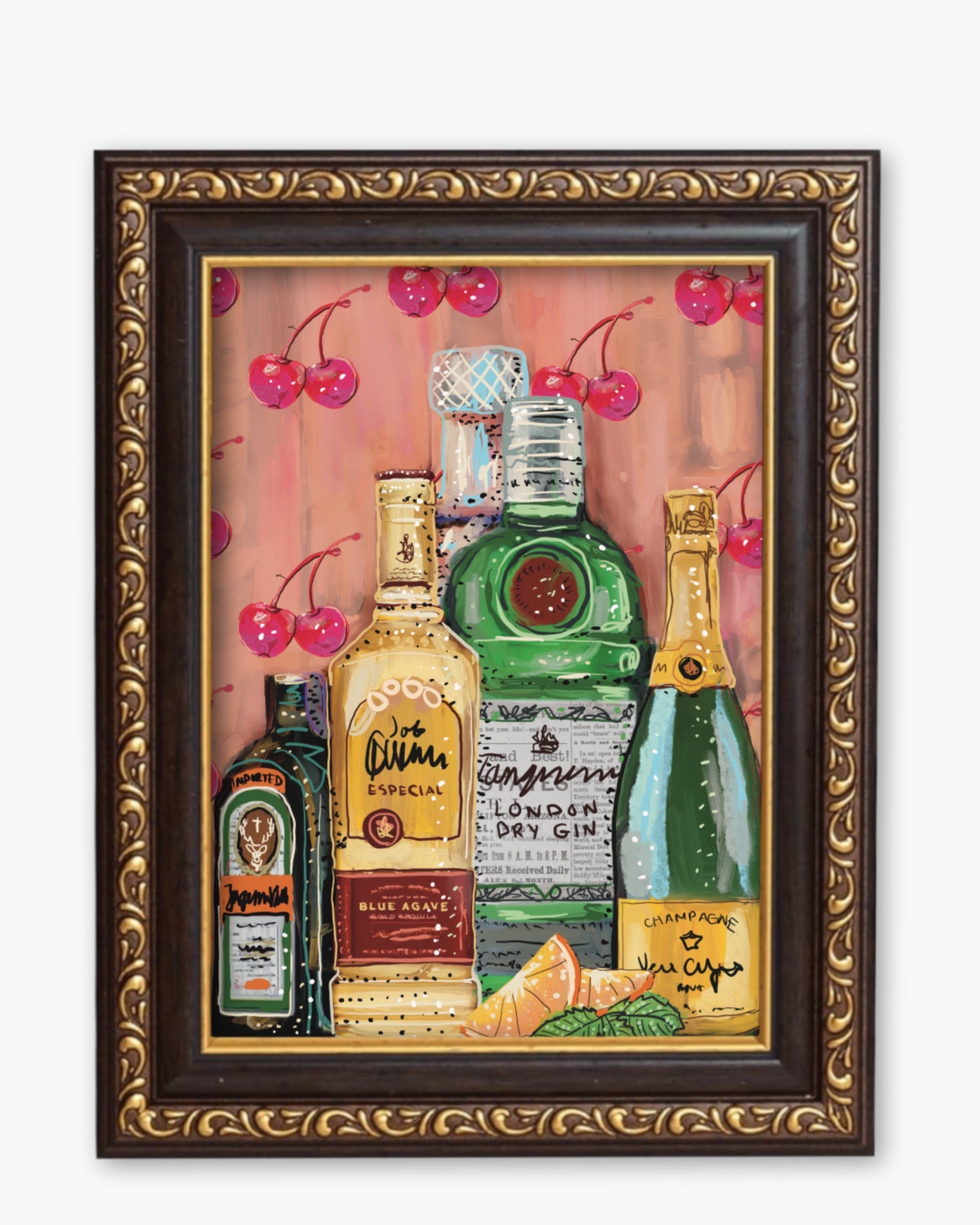 Cocktails Fine Art Magnet ( Large ) - Arte House