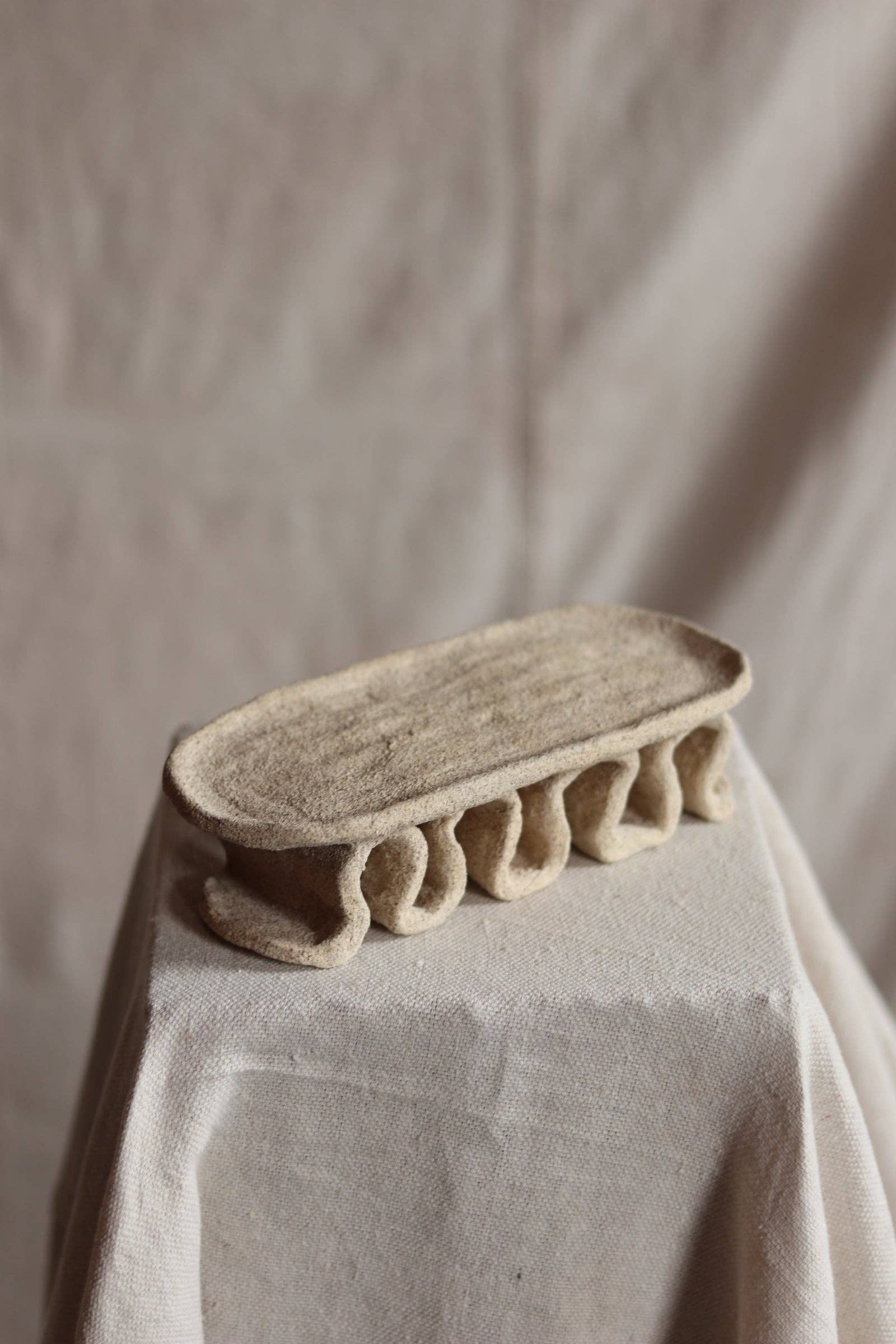 7.5" Gathered Earth Sculptural Dish