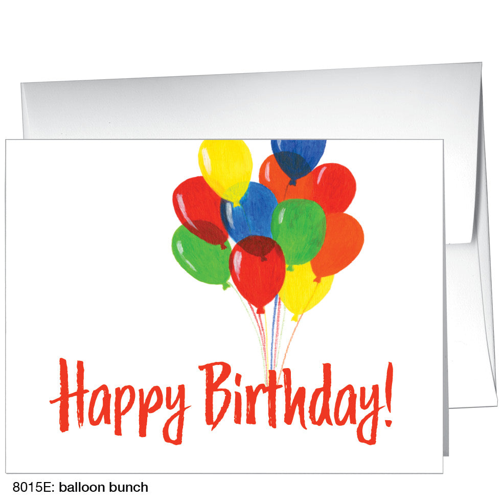 Balloon Bunch, Greeting Card (8015E) - Arte House