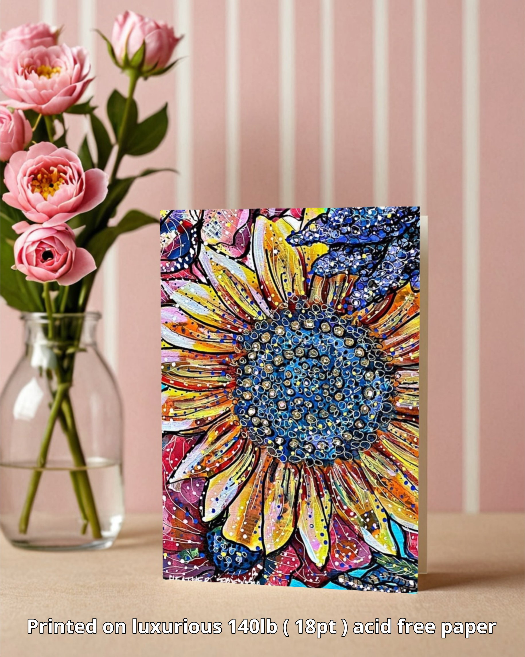 Sunflower - Greeting Card / Fine Art Print - Arte House