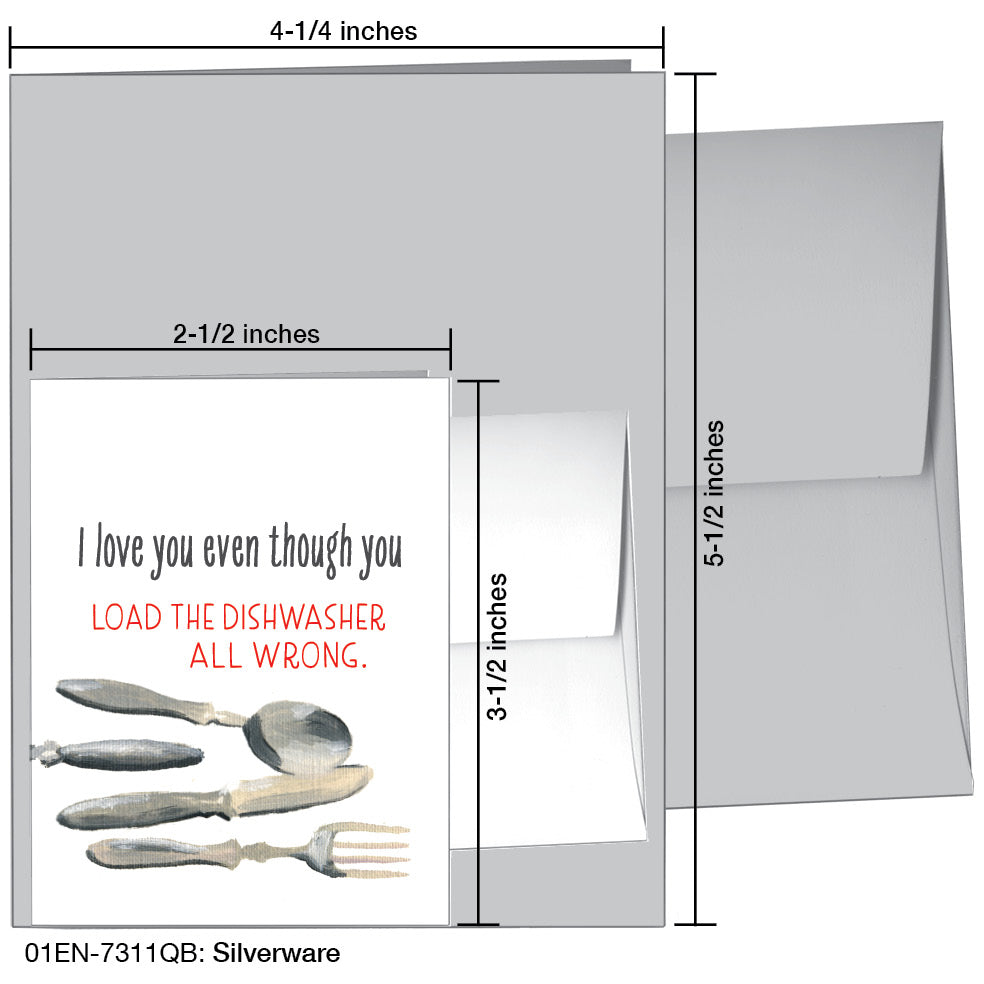 Silverware, Greeting Card (7311QB) - Arte House