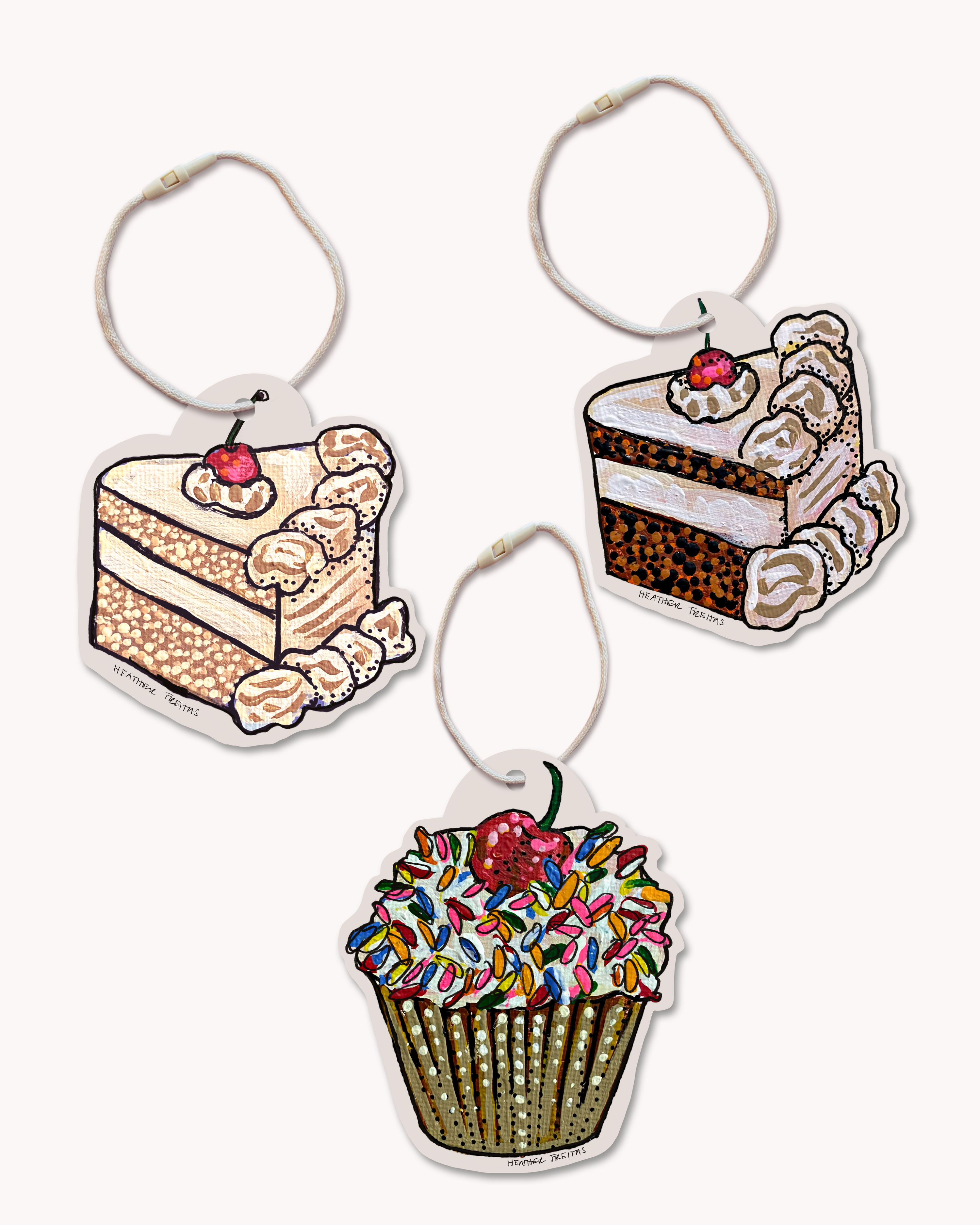 Cake Gift Tags ( 6 pack )