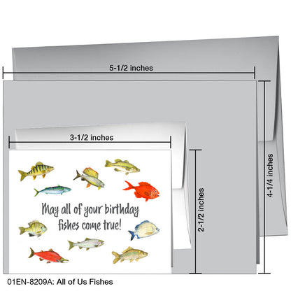 All of Us Fishes, Greeting Card (8209A)
