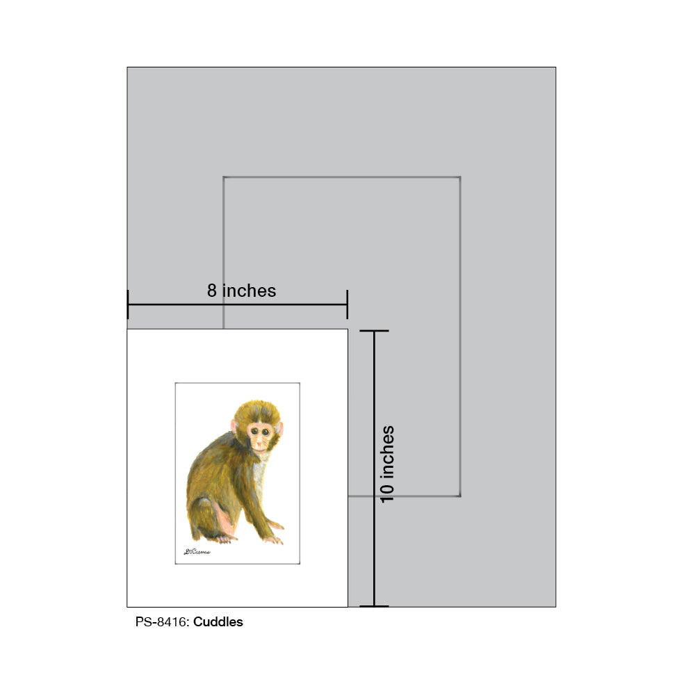 Cuddles Monkey, Print (#8416A)