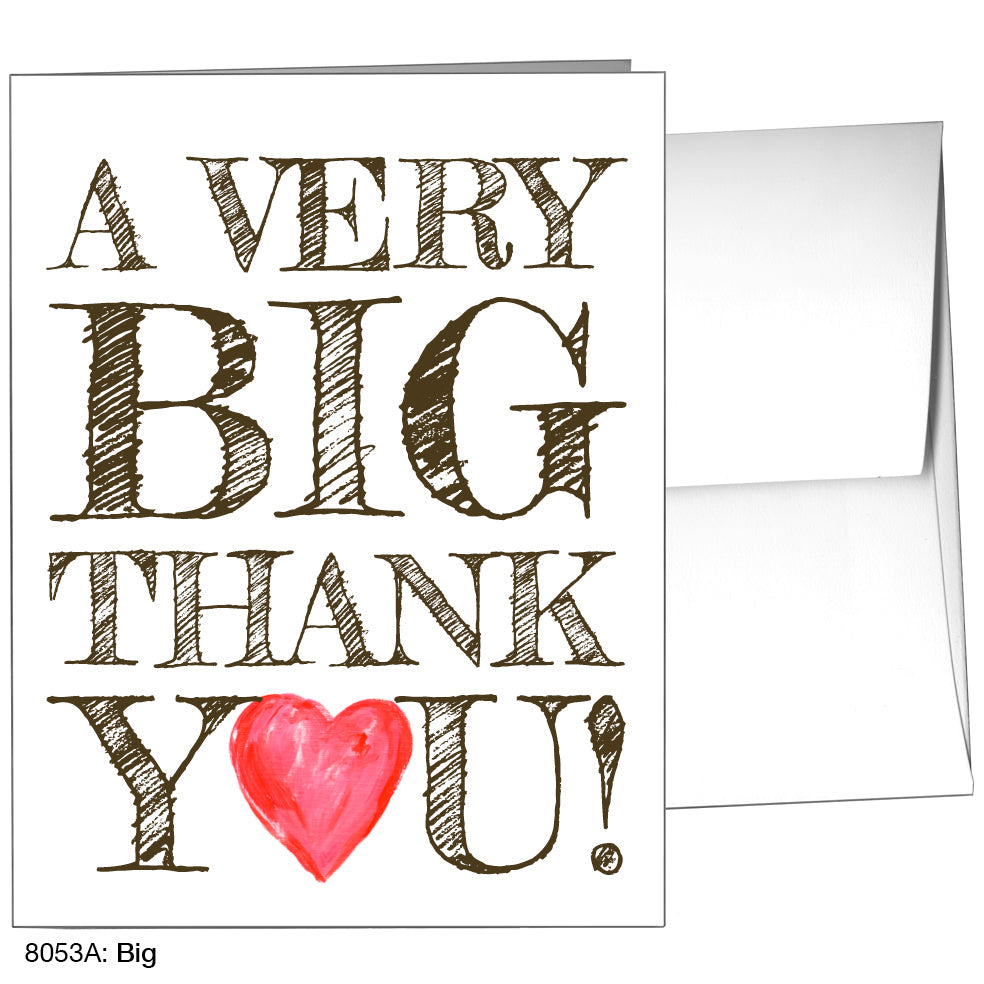 Big, Greeting Card (8053A) - Arte House