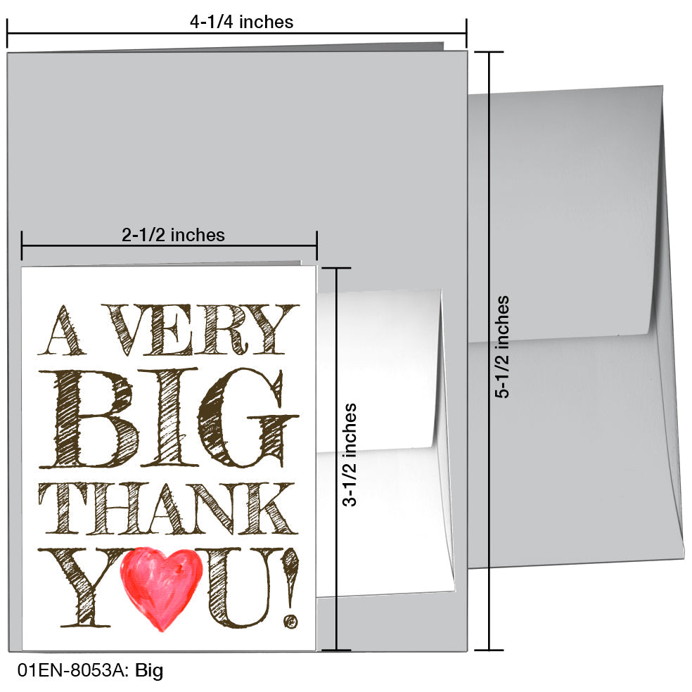 Big, Greeting Card (8053A) - Arte House