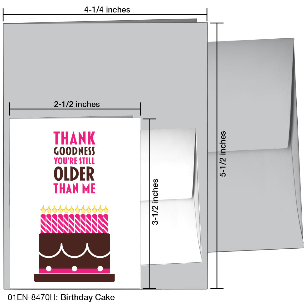 Birthday Cake, Greeting Card (8470H) - Arte House