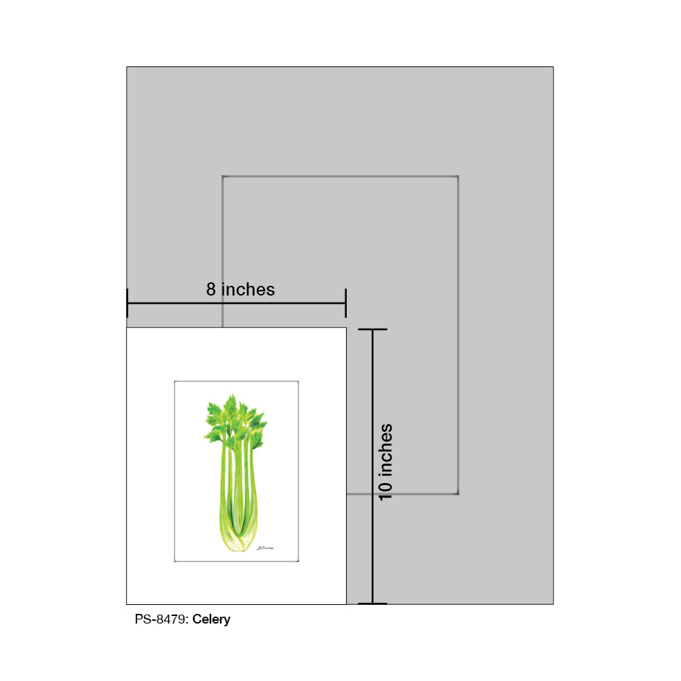Celery, Print (#8479D) - Arte House