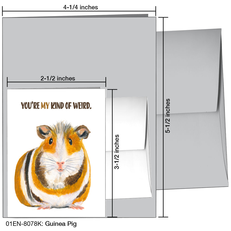 Guinea Pig, Greeting Card (8078K) - Arte House