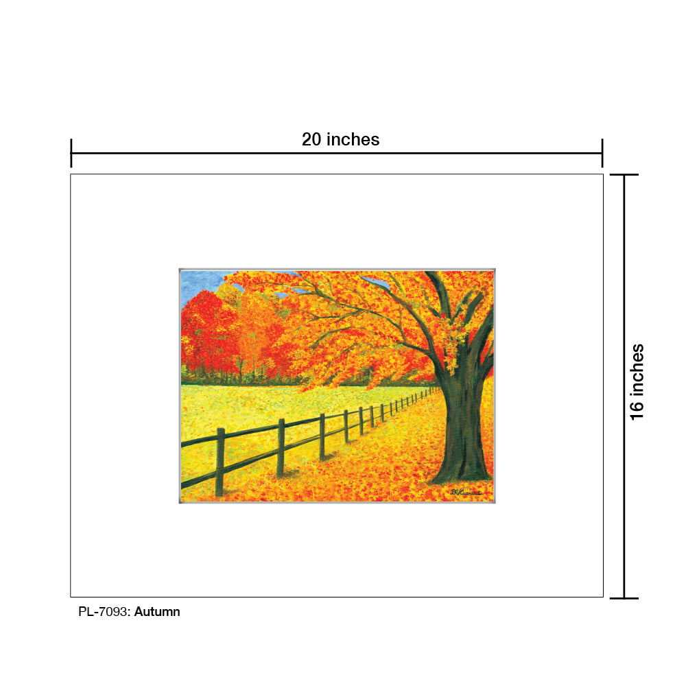 Autumn, Print (#7093A)