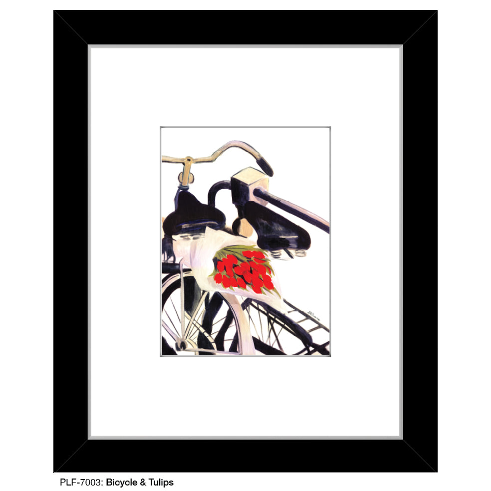 Bicycle & Tulips, Print (#7003A) - Arte House