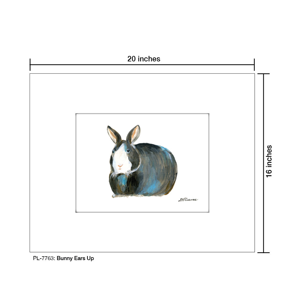 Bunny Ears Up, Print (#7763A) - Arte House