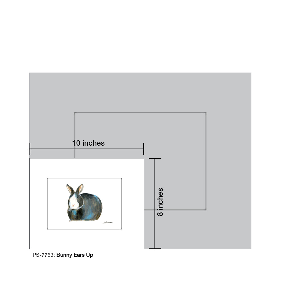 Bunny Ears Up, Print (#7763A) - Arte House