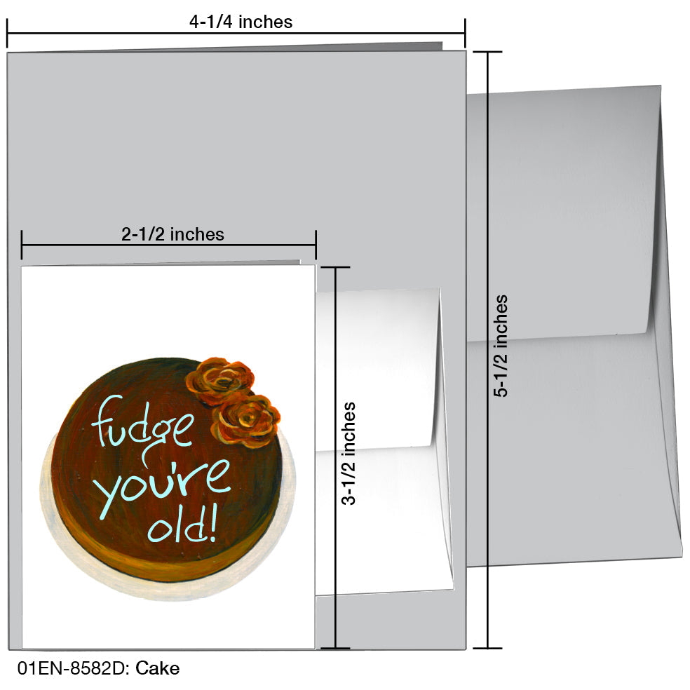Cake, Greeting Card (8582D) - Arte House