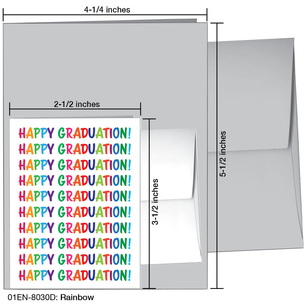 Rainbow, Greeting Card (8030D) - Arte House