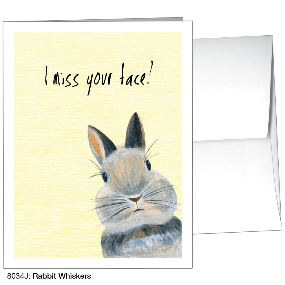 Rabbit Whiskers, Greeting Card (8034J) - Arte House