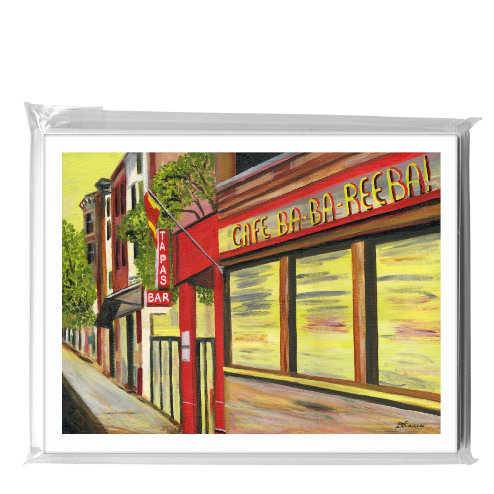 Cafe Ba Ba Reeba, Chicago, Greeting Card (7430A) - Arte House