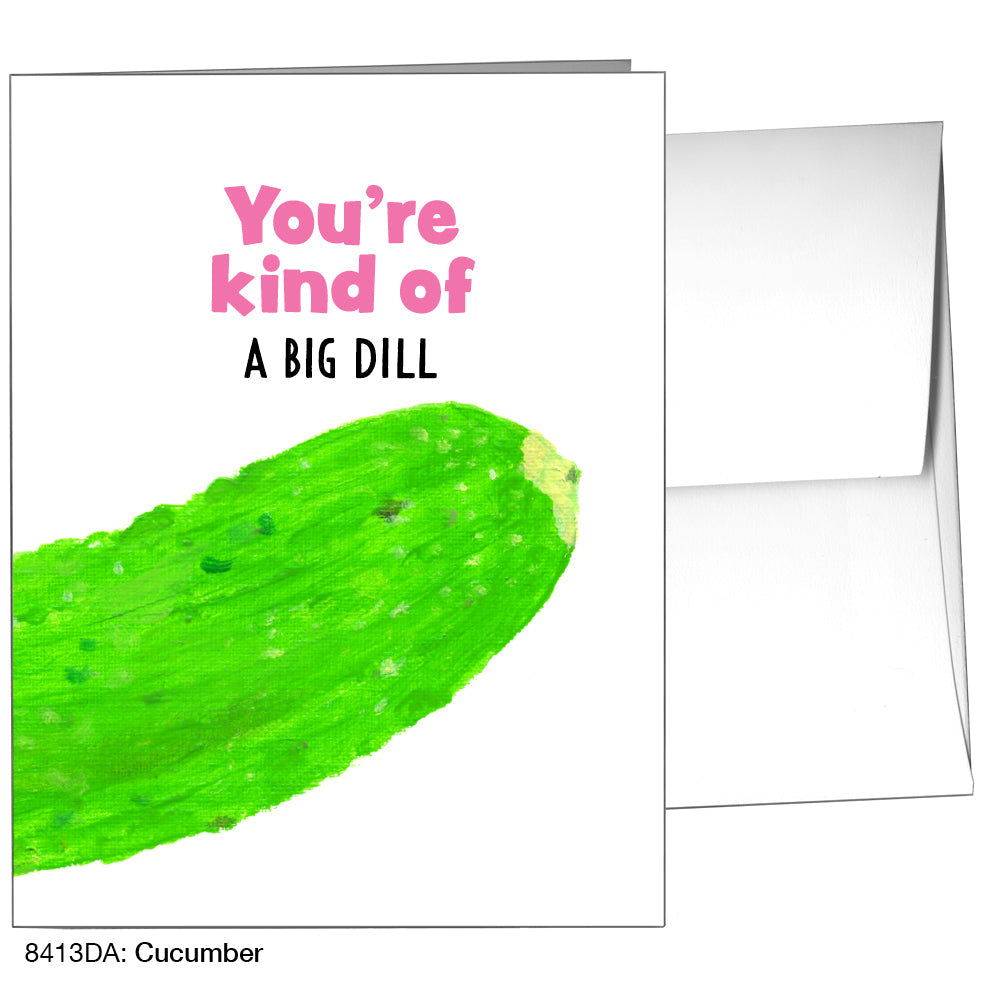 Cucumber, Greeting Card (8413DA) - Arte House