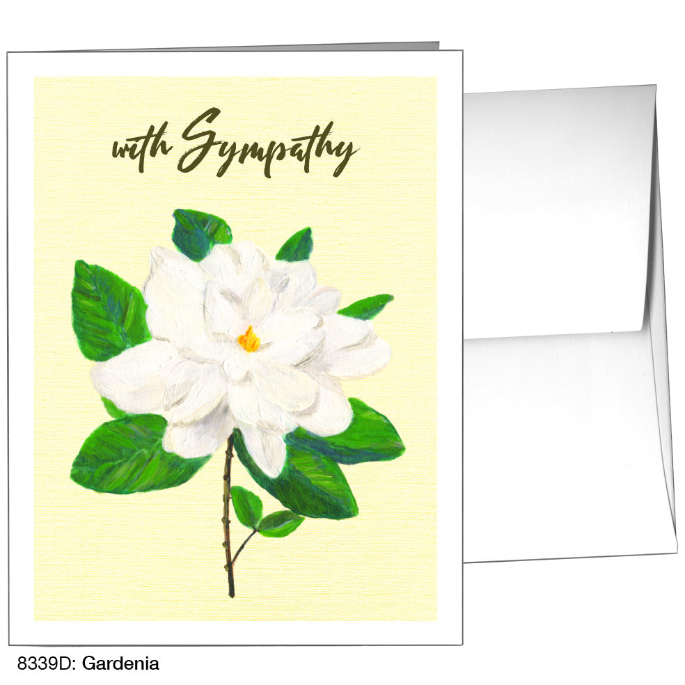 Gardenia, Greeting Card (8339D) - Arte House