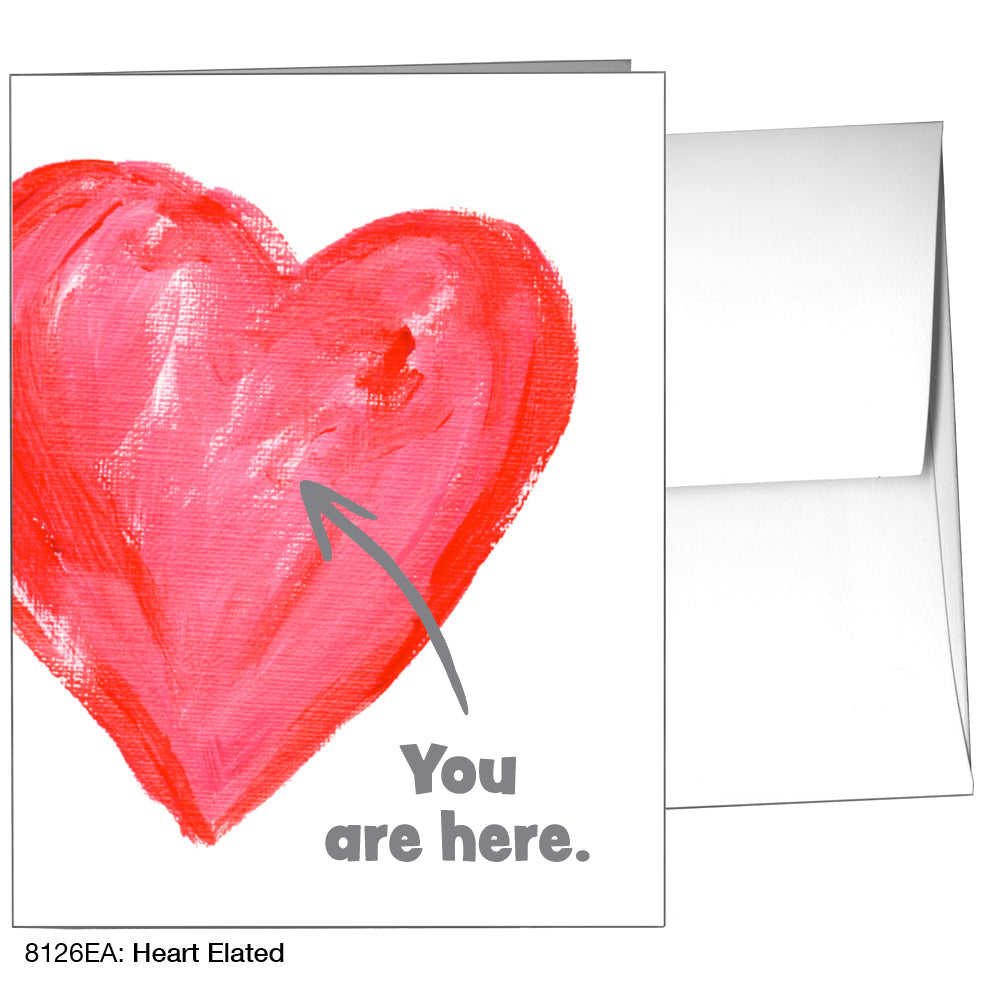 Heart Elated, Greeting Card (8126EA) - Arte House