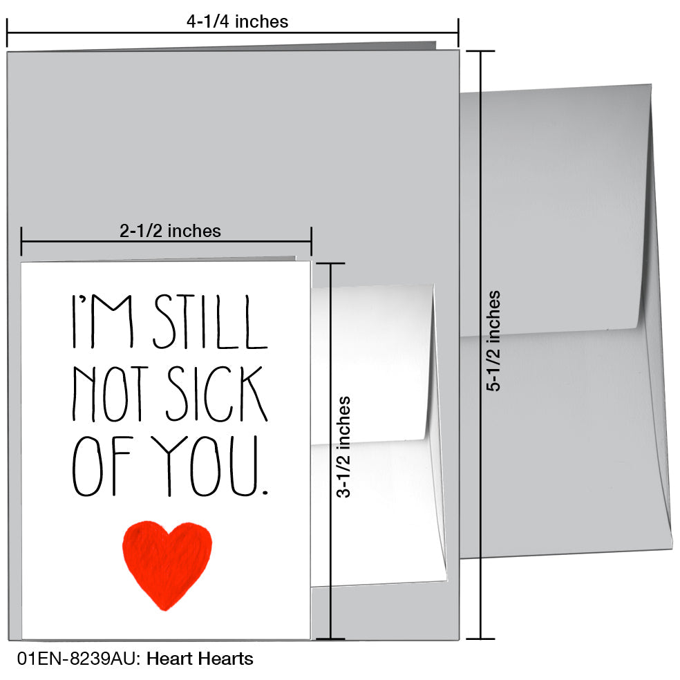 Heart Hearts, Greeting Card (8239AU) - Arte House