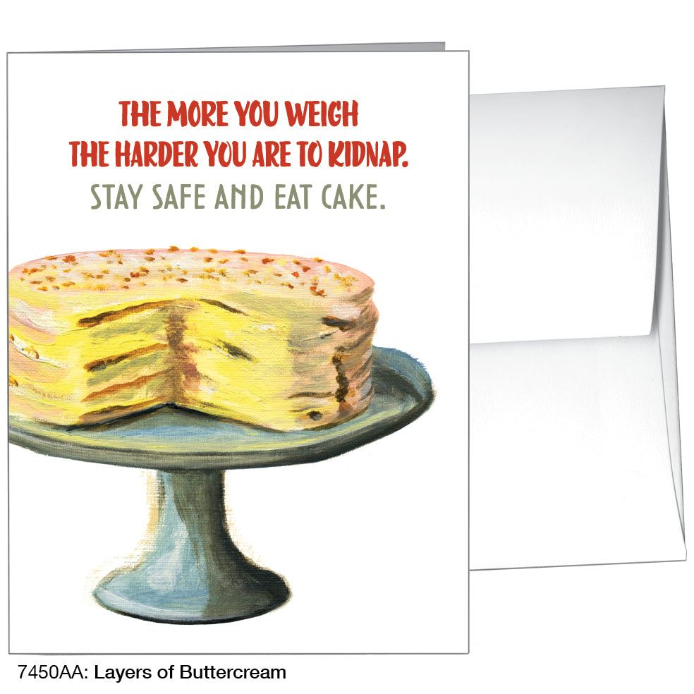 Layers of Buttercream, Greeting Card (7450AA)