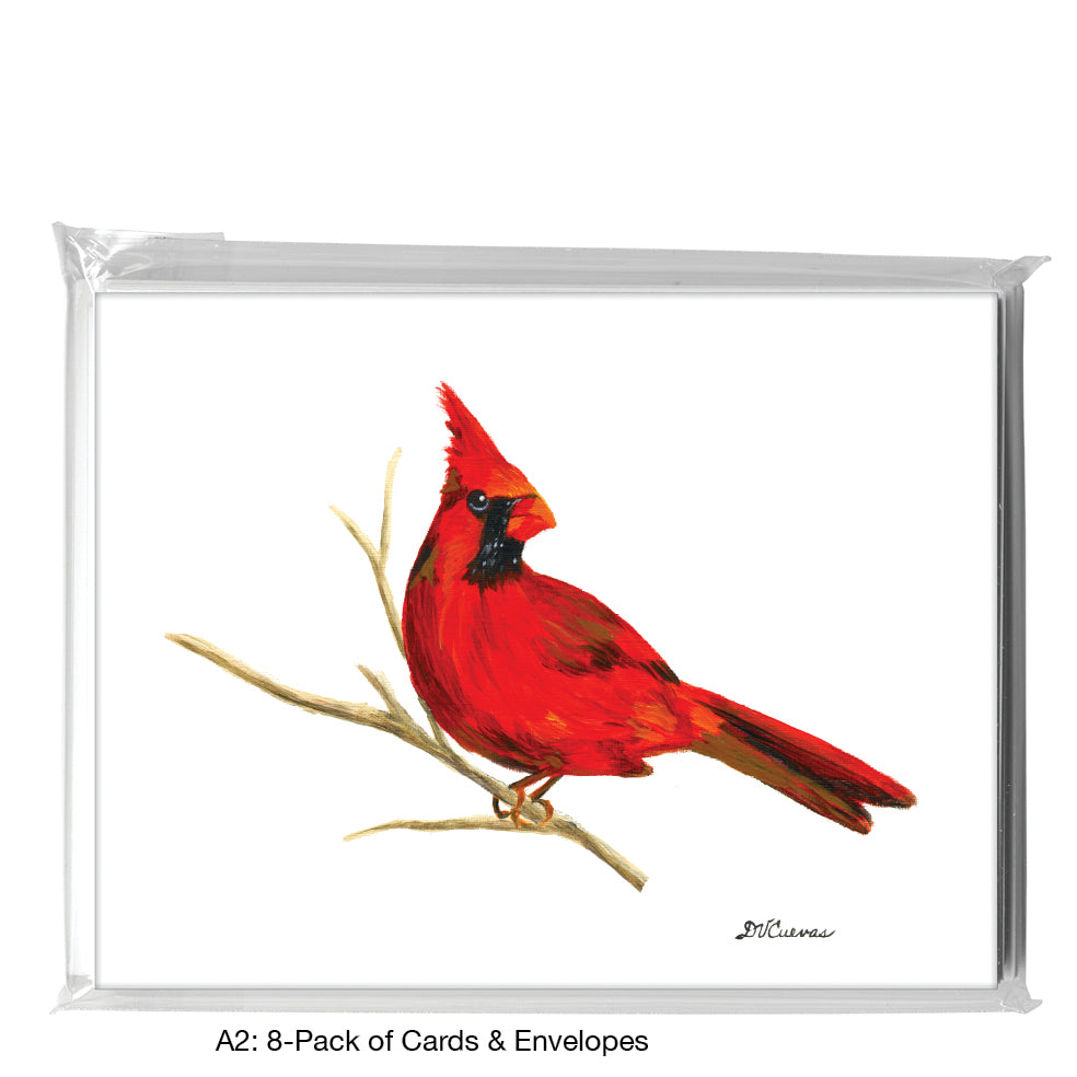 Male Cardinal, Greeting Card (7866H)