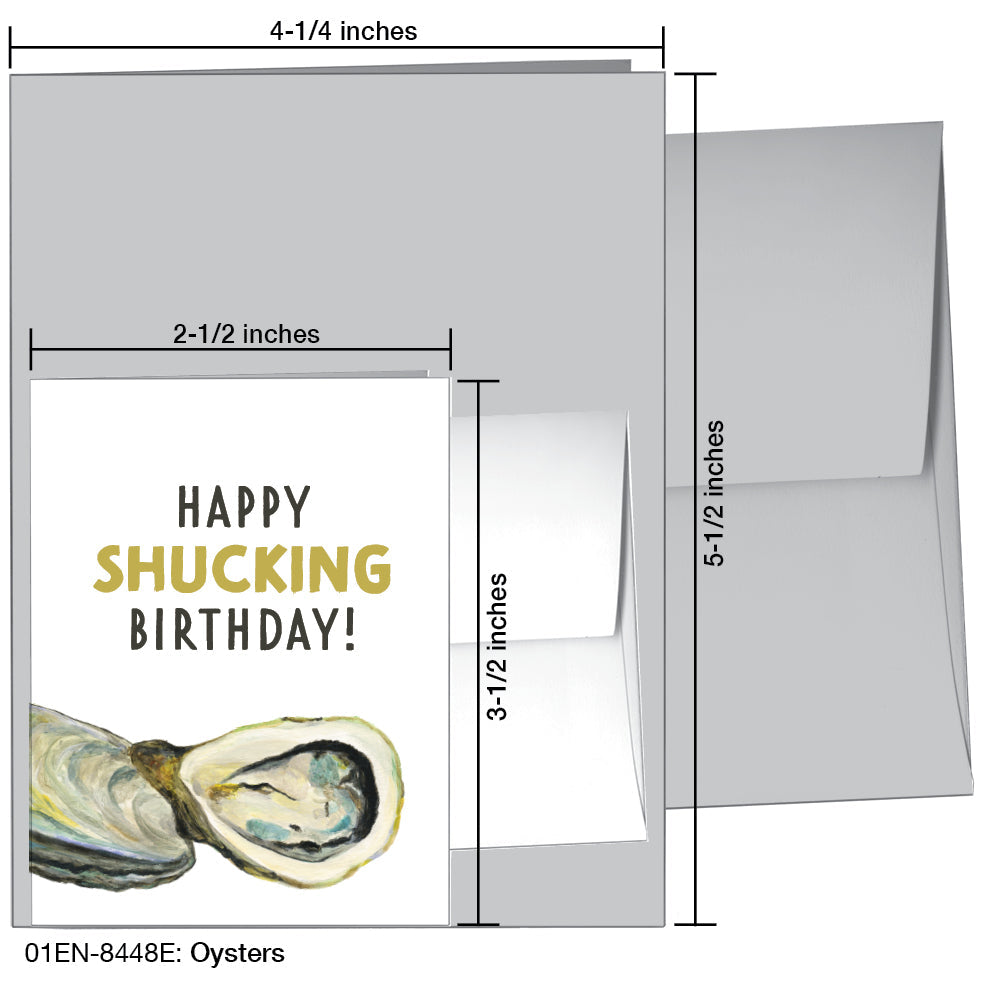 Oysters, Greeting Card (8448E) - Arte House