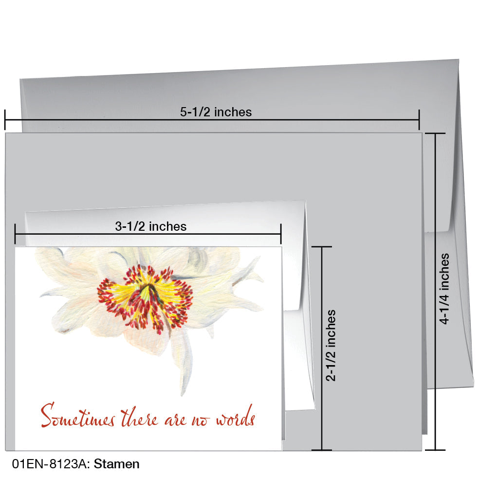 Stamen, Greeting Card (8123A) - Arte House