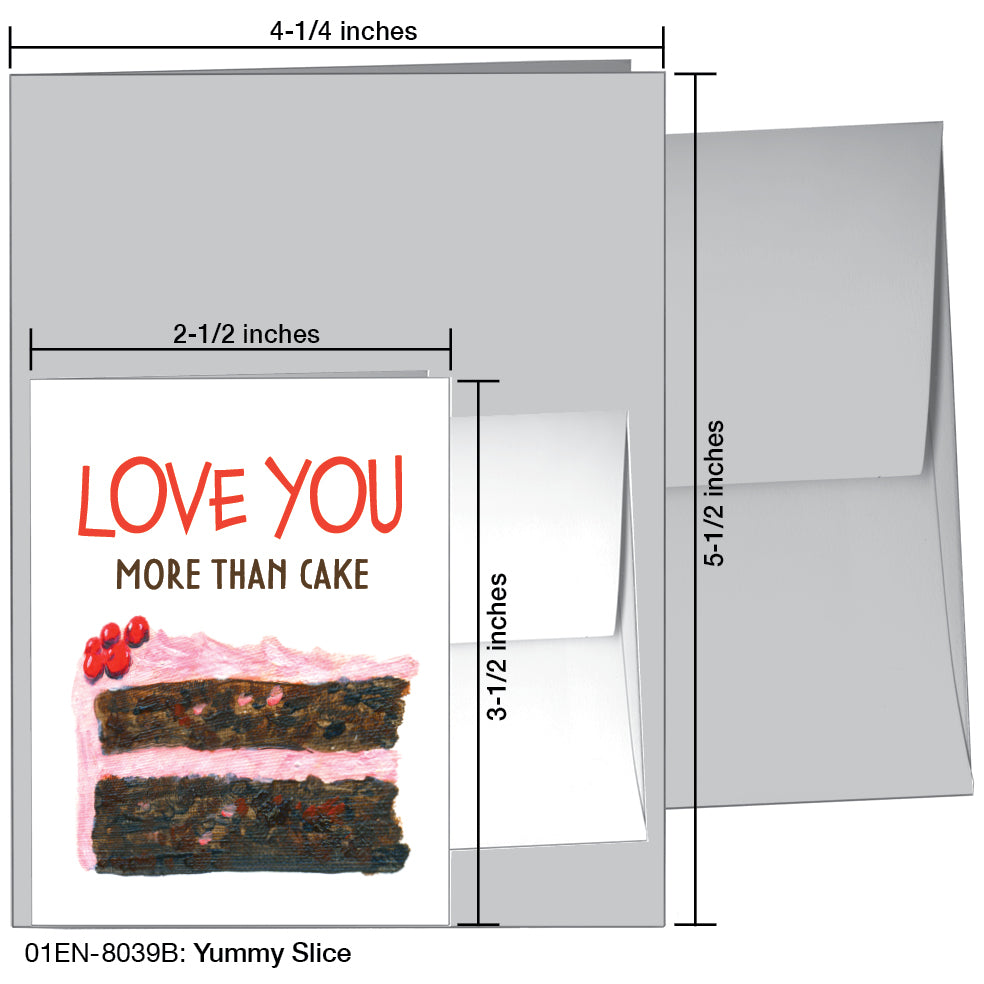Yummy Slice, Greeting Card (8039B) - Arte House