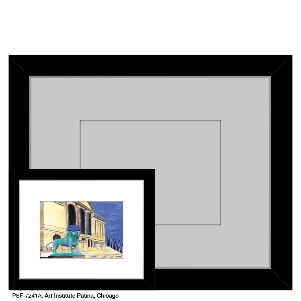 Art Institute Patina, Chicago, Print (#7241B) - Arte House
