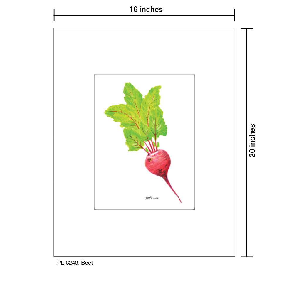 Beet, Print (#8248A) - Arte House