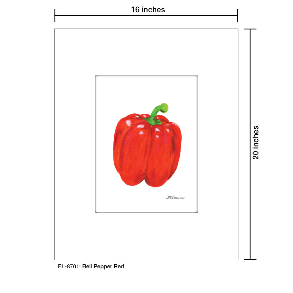 Bell Pepper Red, Print (#8701A) - Arte House