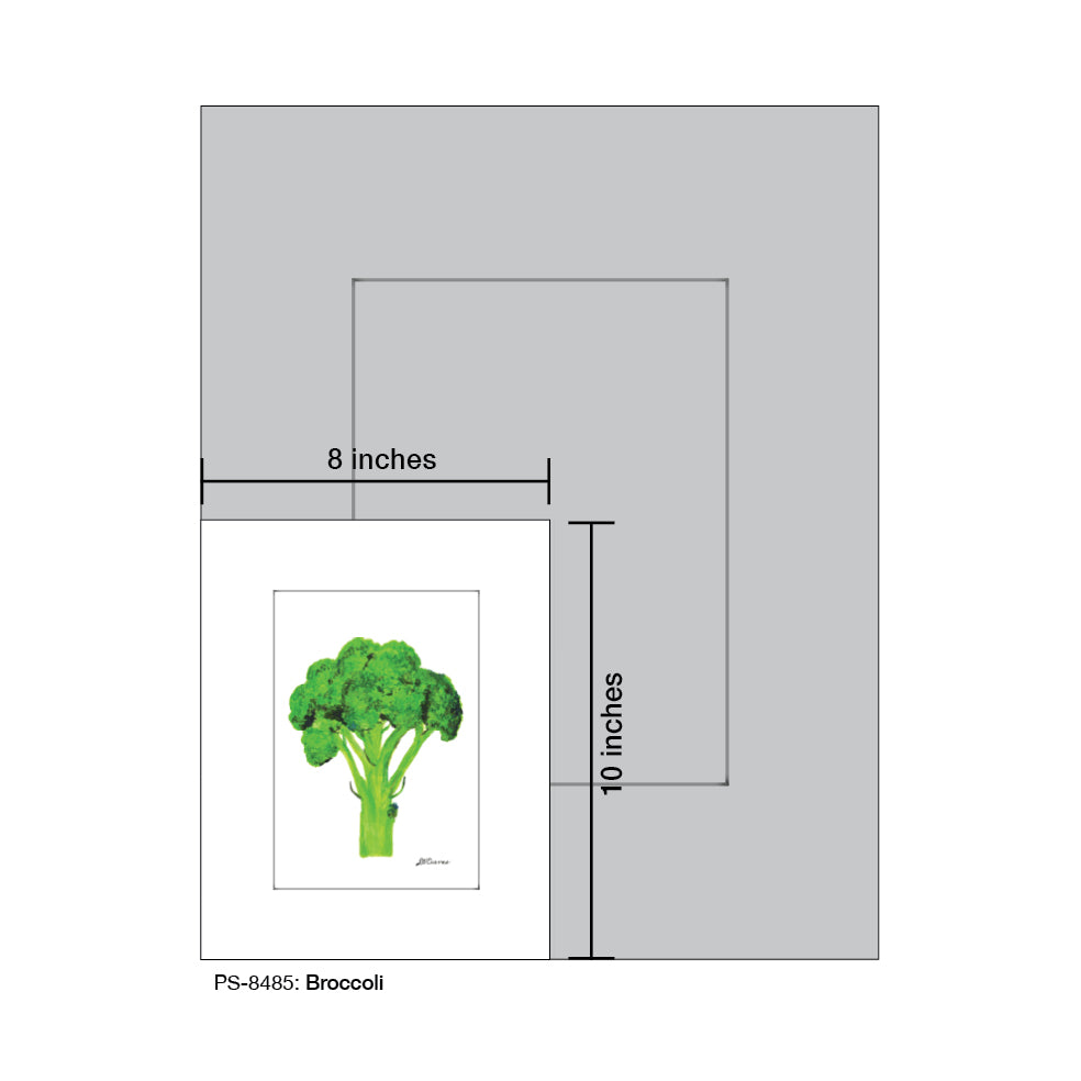 Broccoli, Print (#8485A)