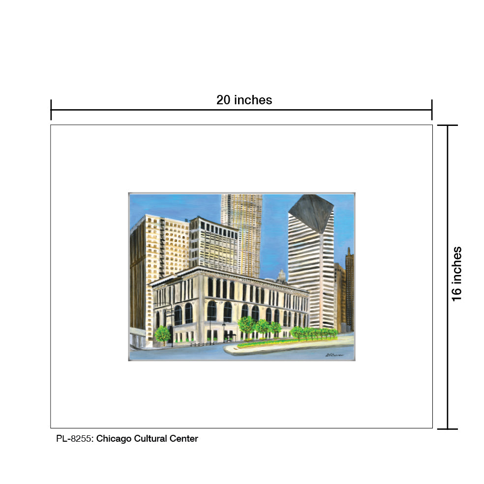 Chicago Cultural Center, Print (#8255B) - Arte House