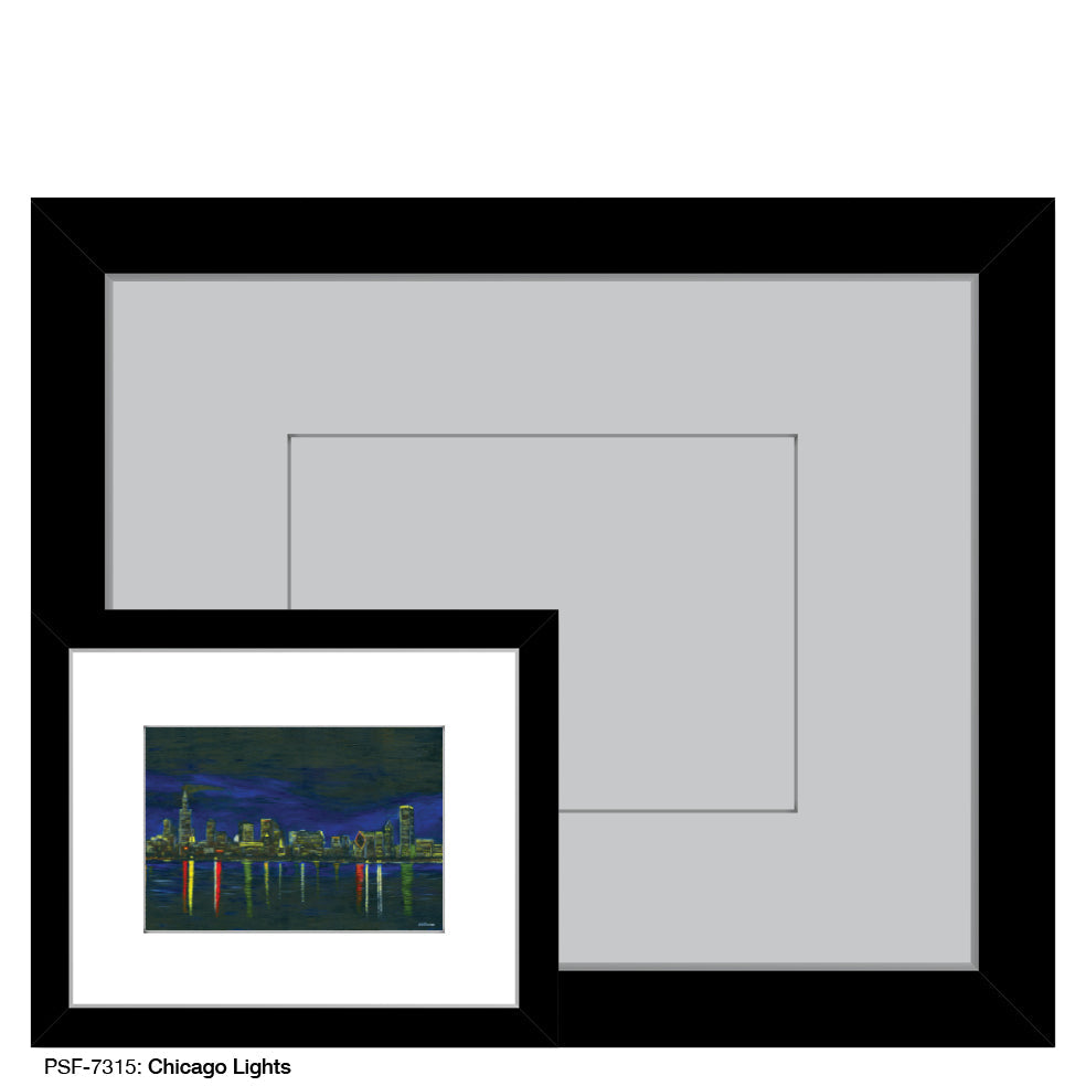 Chicago Lights, Print (#7315A) - Arte House