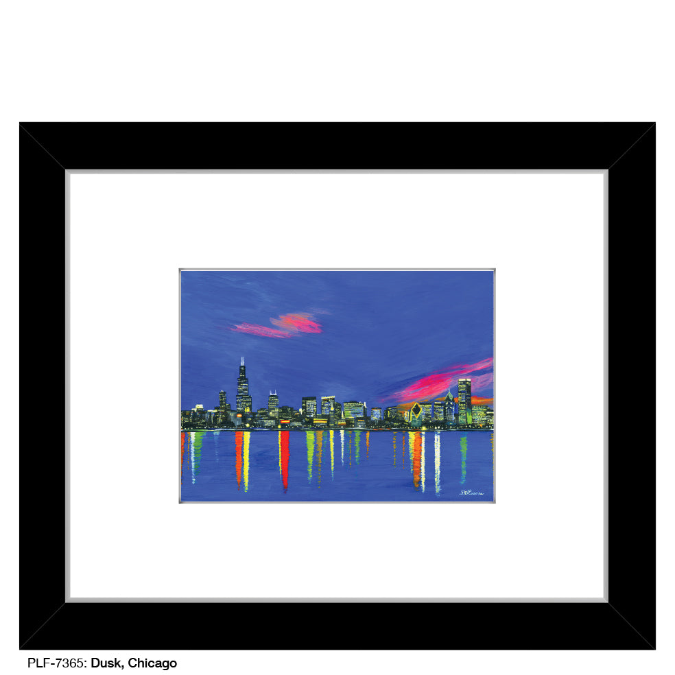 Dusk, Chicago, Print (#7365A) - Arte House