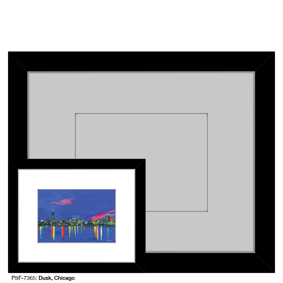 Dusk, Chicago, Print (#7365A) - Arte House