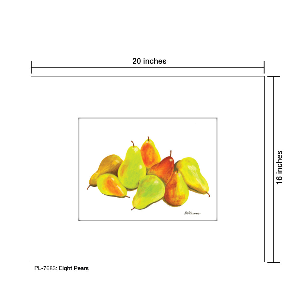 Eight Pears, Print (#7683A) - Arte House