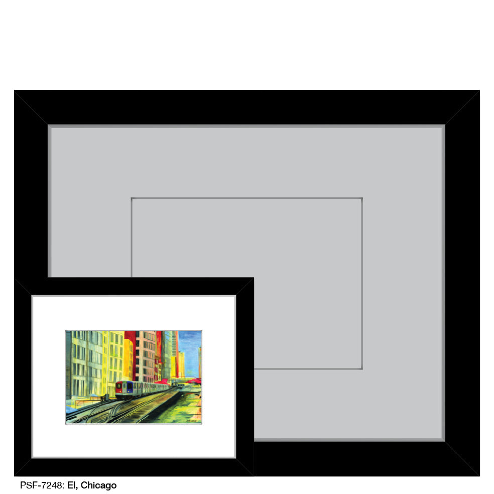 El, Chicago, Print (#7248A) - Arte House