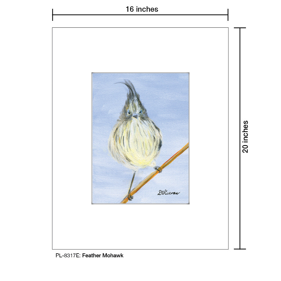 Feather Mohawk, Print (#8317E) - Arte House