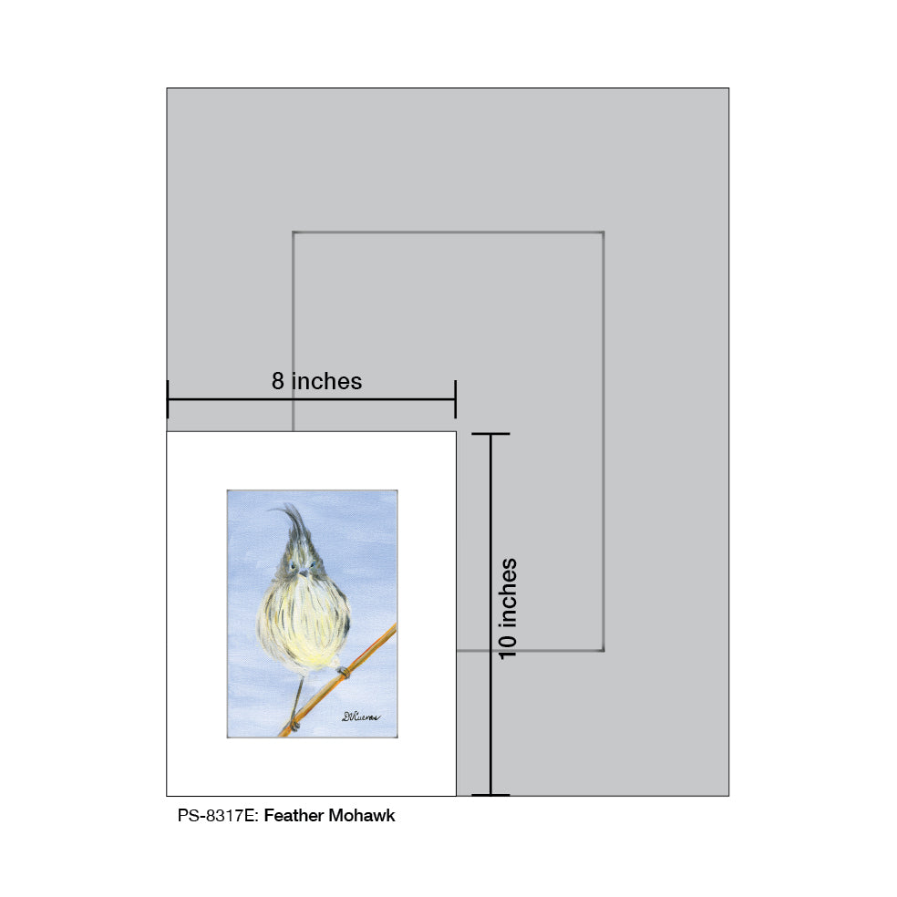 Feather Mohawk, Print (#8317E) - Arte House