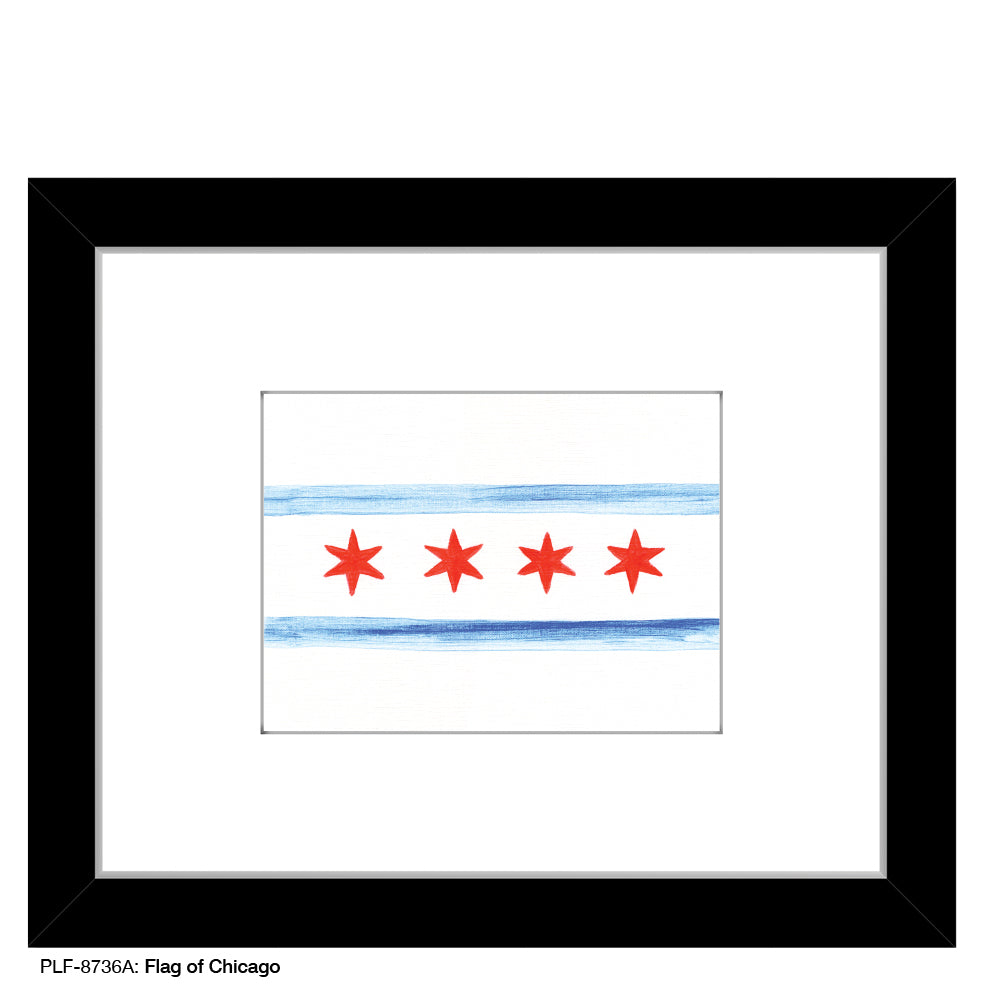 Flag of Chicago, Print (#8736A) - Arte House