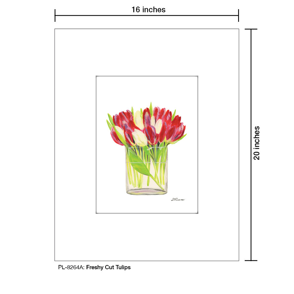 Freshly Cut Tulips, Print (#8264A) - Arte House