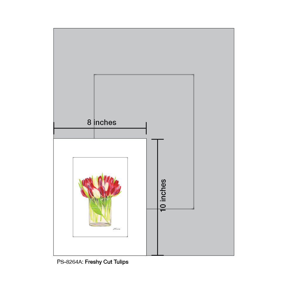 Freshly Cut Tulips, Print (#8264A) - Arte House