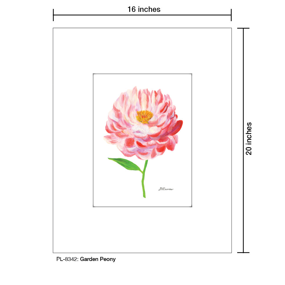 Garden Peony, Print (#8342B) - Arte House